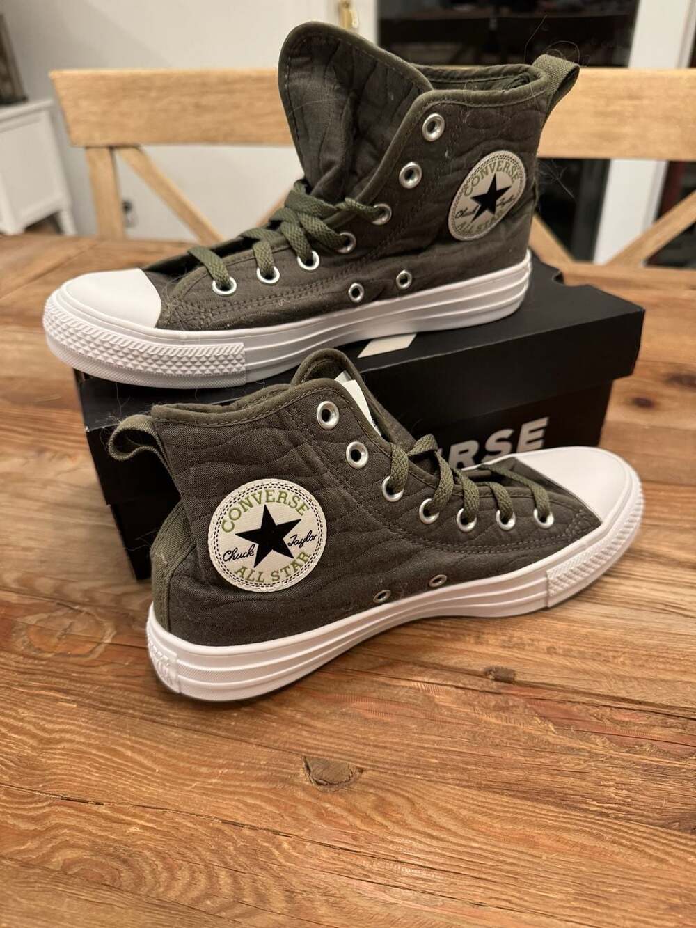 Converse Chuck Taylor All Star High 'Quilted - Green women’s 7